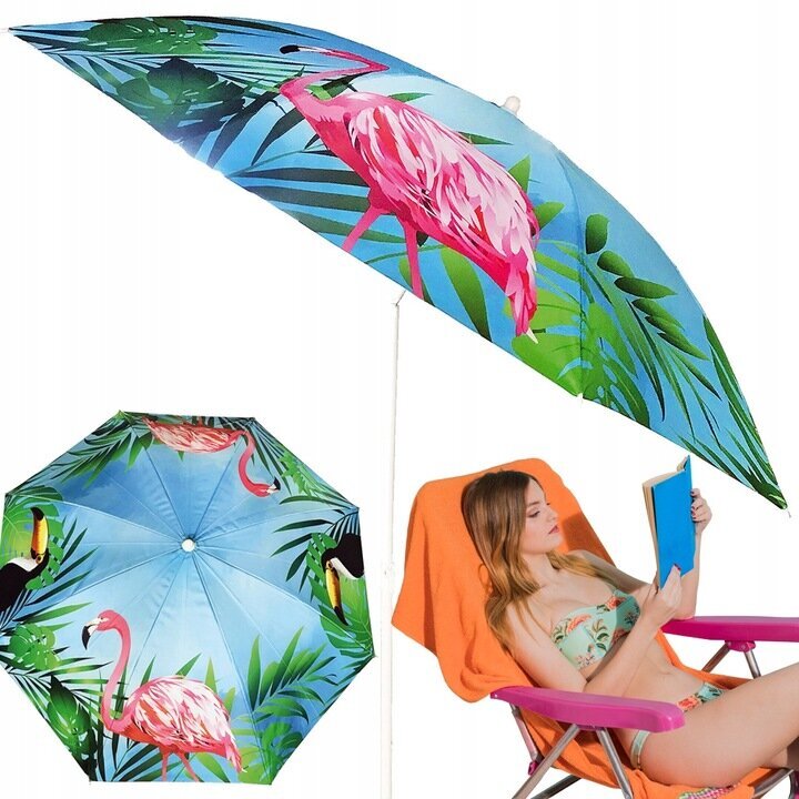 Paplūdimio skėtis Maverick, įvairių spalvų kaina ir informacija | Skėčiai, markizės, stovai | pigu.lt