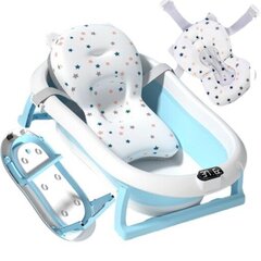 Sulankstoma kūdikio vonelė su pagalvėle Rawe kaina ir informacija | Maudynių priemonės | pigu.lt