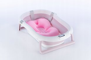 Sulankstoma kūdikio vonelė su pagalvėle To-ma, rožinė kaina ir informacija | Maudynių priemonės | pigu.lt