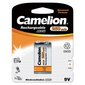 Camelion elementas Rechargeable Batteries Ni-MH, 9 V, 250 mAh, 1 vnt. kaina ir informacija | Elementai | pigu.lt