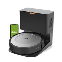 iRobot Roomba i1+ robotas dulkių siurblys 0,4 L Bemaišis Pilka kaina ir informacija | Dulkių siurbliai-robotai | pigu.lt