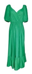 Платье женское Kinga, зеленое цена и информация | Платья | pigu.lt