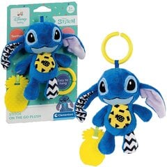 Плюшевый кулон-погремушка для младенца Clementoni Disney Stitch цена и информация | Игрушки для малышей | pigu.lt