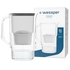 В комплект входят: средство для удаления накипи Wessper CleanMax 1л, чистящие таблетки Wessper CleanOil 10 шт. и шомпол для чистки. цена и информация | Фильтры для воды | pigu.lt