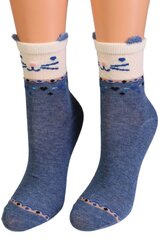 Kojinės moterims Sokisahtel, mėlynos kaina ir informacija | Moteriškos kojinės | pigu.lt