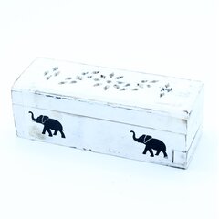 Kūginių smilkalų laikiklis Cone Smoke Box, baltas, 15 cm kaina ir informacija | Namų kvapai | pigu.lt