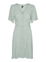 Женское платье Vero Moda, зелёный/фуксия цена и информация | Платья | pigu.lt