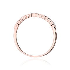 Золотое кольцо с бриллиантами Brasco 58560 58560-18.5 цена и информация | Кольца | pigu.lt