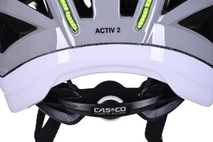 CASCO ACTIV2 šalmas Smėlio ir baltos spalvos M 56-58 kaina ir informacija | Šalmai | pigu.lt