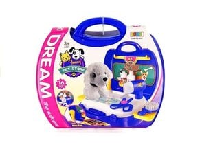 Šuniukas lagaminėlyje su priedais kaina ir informacija | Žaislai mergaitėms | pigu.lt
