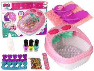 Žaislas Spa pedikiūro rinkinys Lean Toys, rožinis kaina ir informacija | Žaislai mergaitėms | pigu.lt
