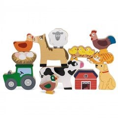Figūrėlių rinkinys ūkio gyvūnai Viga, 12 d. kaina ir informacija | Žaislai kūdikiams | pigu.lt