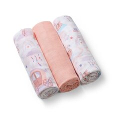 Подгузники BabyOno 348/11, розовые, 3 штуки цена и информация | Пеленальные доски и пеленки | pigu.lt