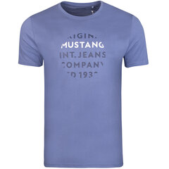 Mustang marškinėliai vyrams 88408, mėlyni kaina ir informacija | Vyriški marškinėliai | pigu.lt