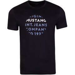Mustang marškinėliai vyrams 88412, mėlyni цена и информация | Футболка мужская | pigu.lt