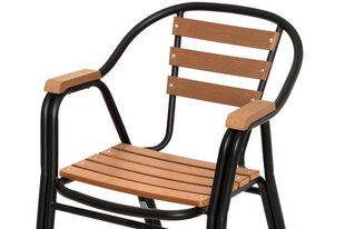 Kėdė Bella 634841, ruda kaina ir informacija | Lauko kėdės, foteliai, pufai | pigu.lt