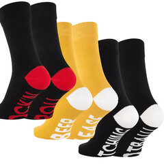 Хлопчатобумажные мужские носки, Vincent Creation®, 3 пары цена и информация | Мужские носки | pigu.lt