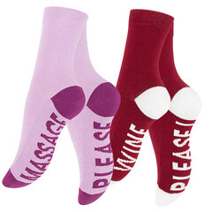 Хлопчатобумажные женские носки, Vincent Creation®, 2 пары цена и информация | Женские носки | pigu.lt