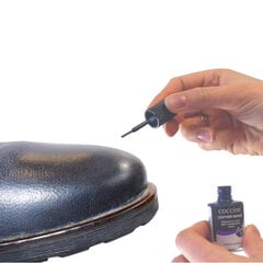 Coccine batų maskuoklis Leather Repair, juodas/raudonas, 10 ml kaina ir informacija | Drabužių ir avalynės priežiūros priemonės | pigu.lt