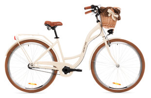 Товар с повреждённой упаковкой. Велосипед Goetze 28 3SP с плетеной корзиной и вкладышем, кремовый/коричневый цена и информация | Товары для спорта, отдыха, туризма с поврежденной упаковкой | pigu.lt