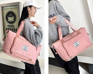 Дорожная сумка G53, розовая цена и информация | Чемоданы, дорожные сумки  | pigu.lt