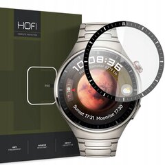 HOFI HYBRID GLASS HYBRID PRO+ HUAWEI WATCH 4 PRO (48 MM) JUODAS kaina ir informacija | Apsauginės plėvelės telefonams | pigu.lt