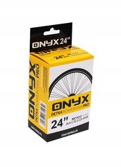 Dviračio kamera Onyx 24x1.75/2.125", juoda kaina ir informacija | Dviračių kameros ir padangos | pigu.lt