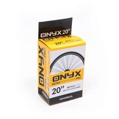 Dviračio kamera Onyx 20x1.75/2.125", juoda kaina ir informacija | Dviračių kameros ir padangos | pigu.lt