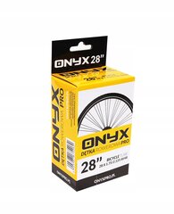 Велосипедная внутренняя труба 28x1.75/2.125 AV 48 ONYX box цена и информация | Покрышки, шины для велосипеда | pigu.lt