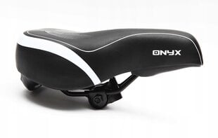 Велосипедное седло ONYX WHITE LINE Citi_ HIT цена и информация | Седла для велосипедов и чехлы на сиденья | pigu.lt