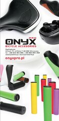 Dviračio vairo rankena Onyx Grip, 12 cm kaina ir informacija | Dviračio vairo rankenos | pigu.lt