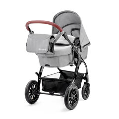 Prekė su pažeista pakuote. Universalus vežimėlis Kinderkraft 3in1 MOOV, pilkas kaina ir informacija | Prekės kūdikiams ir vaikų apranga su pažeista pakuote | pigu.lt
