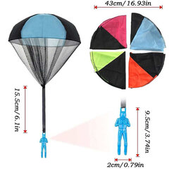 Sklandantis žaislas Electronics LV-2051 Parašiutininkas, 1 vnt. kaina ir informacija | Žaislai berniukams | pigu.lt