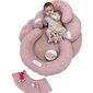 Funkcinė pagalvė su žaidimų kilimėliu, 90 cm, teddy pink kaina ir informacija | Gultukai ir sūpynės | pigu.lt