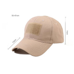 Taktinė karinė kepurė, Omimar, ruda kaina ir informacija | Vyriški šalikai, kepurės, pirštinės | pigu.lt