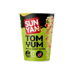 Быстрорастворимые макароны Sun Yan Tom Yum, 65 г цена и информация | Макароны | pigu.lt