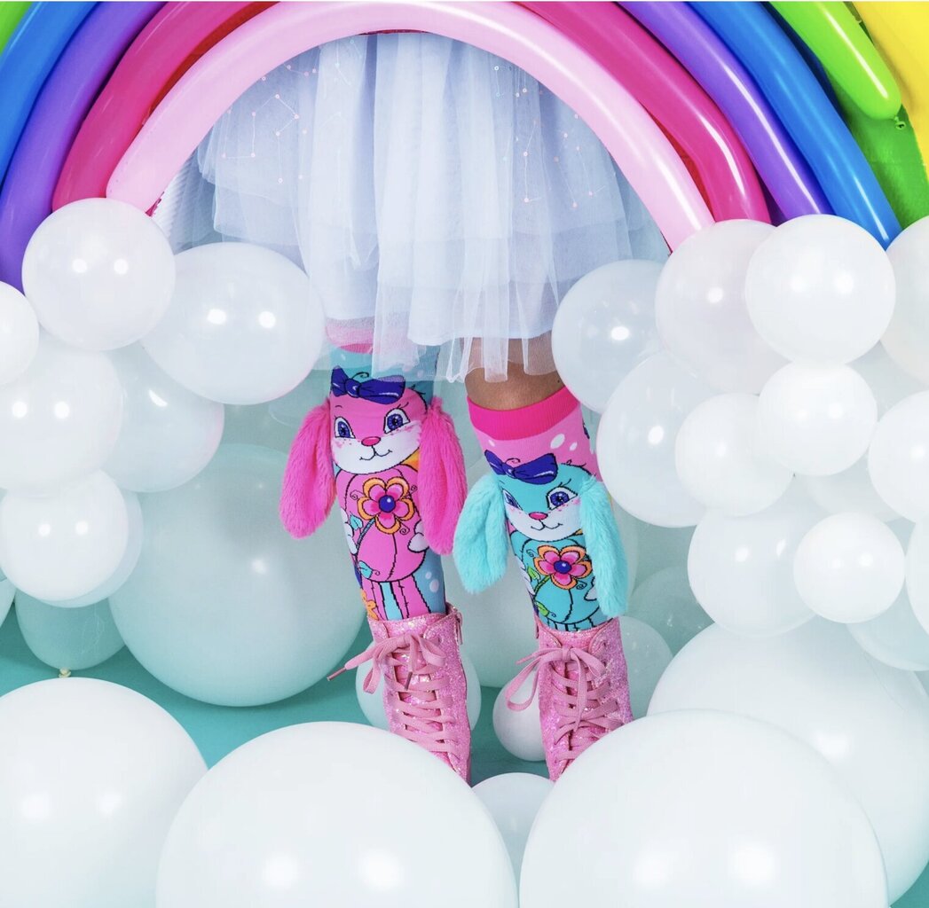 Kojinės mergaitėms Madmia Hunny Bunny, įvairių spalvų kaina ir informacija | Kojinės, pėdkelnės mergaitėms | pigu.lt