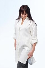 Palaidinė-tunika moterims Aimyoustyl 1012N1, balta цена и информация | Женские блузки, рубашки | pigu.lt