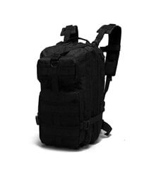 Военный тактический туристический рюкзак, Electronics LV-15007, черный, 1 шт. цена и информация | Туристические, походные рюкзаки | pigu.lt