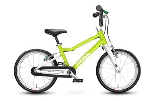 Vaikiškas dviratis Woom 16", žalias kaina ir informacija | Dviračiai | pigu.lt