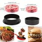 Dviejų dydžių mėsainių formos + 100 vnt. kepimo lapelių цена и информация | Virtuvės įrankiai | pigu.lt