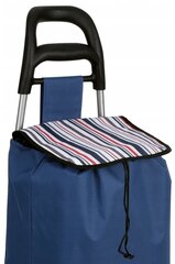 Pirkinių vežimėlis Tadar, mėlynas kaina ir informacija | Pirkinių krepšiai | pigu.lt