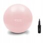 Pripučiamas gimnastikos kamuolys su pompa 4fizjo, 75 cm, rožinis kaina ir informacija | Gimnastikos kamuoliai | pigu.lt