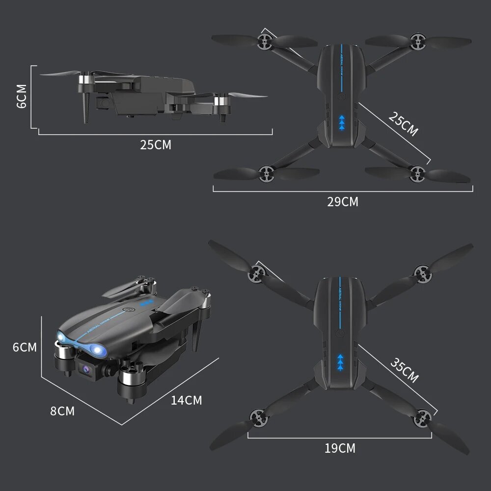 E99 Pro Max 4K HD kaina ir informacija | Dronai | pigu.lt