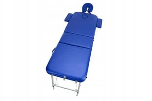 Masažo stalas Bodyfit, 195x70cm, mėlynas kaina ir informacija | Masažo reikmenys | pigu.lt