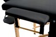 Masažo stalas Bodyfit, 184x60 cm, juodas kaina ir informacija | Masažo reikmenys | pigu.lt