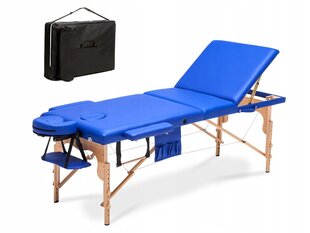 Masažo stalas Bodyfit XXL, 195x70 cm, mėlynas цена и информация | Аксессуары для массажа | pigu.lt