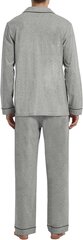 Мужской хлопковый пижамный комплект Up2Fantasy, серый цена и информация | Мужские халаты, пижамы | pigu.lt