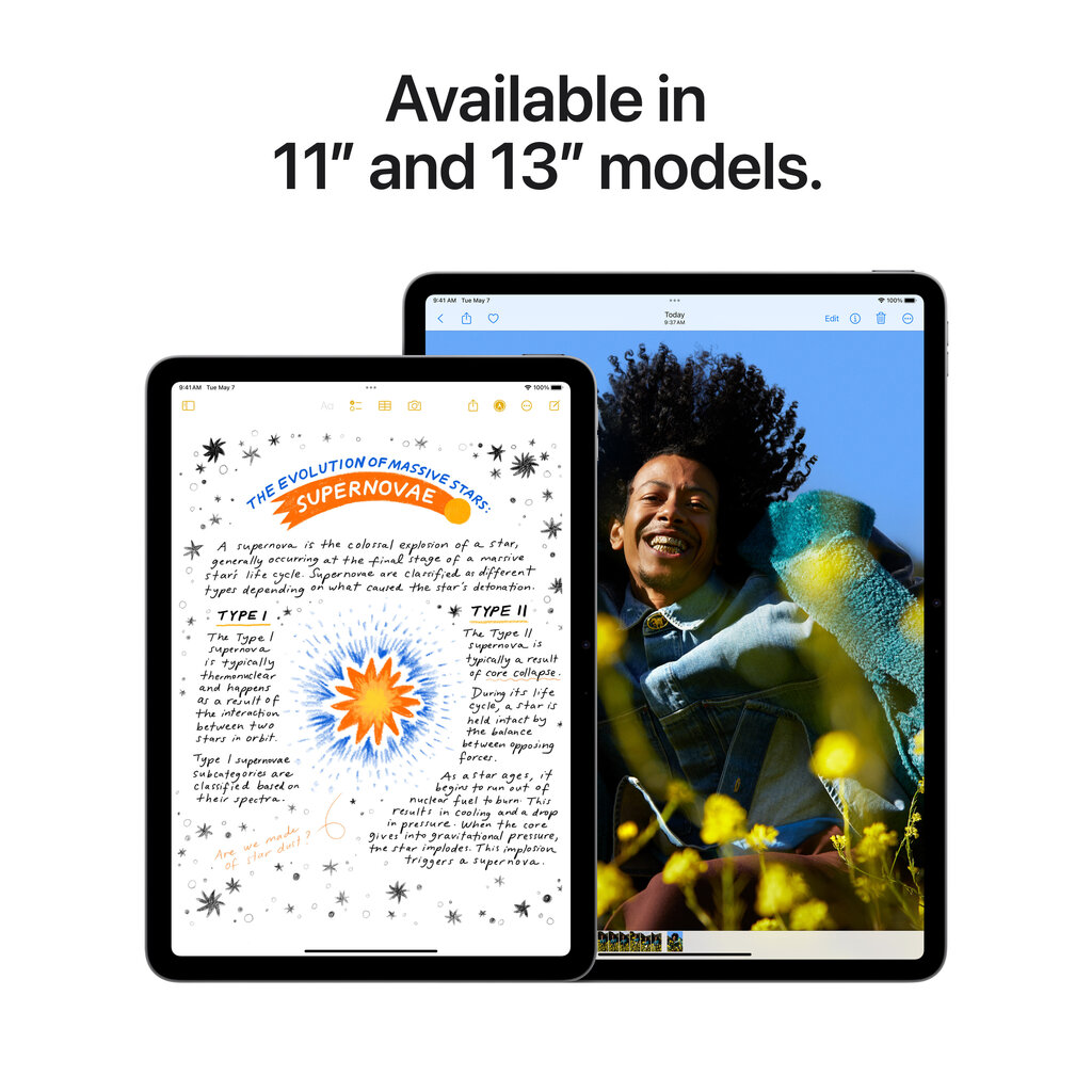 iPad Air 13" M2 Wi-Fi 256GB - Blue - MV2F3HC/A kaina ir informacija | Planšetiniai kompiuteriai | pigu.lt