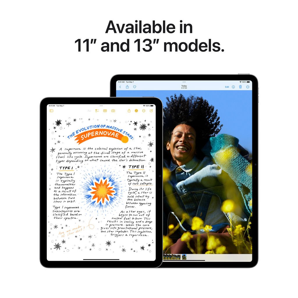 iPad Air 13" M2 Wi-Fi 1TB - Space Grey - MV2P3HC/A kaina ir informacija | Planšetiniai kompiuteriai | pigu.lt